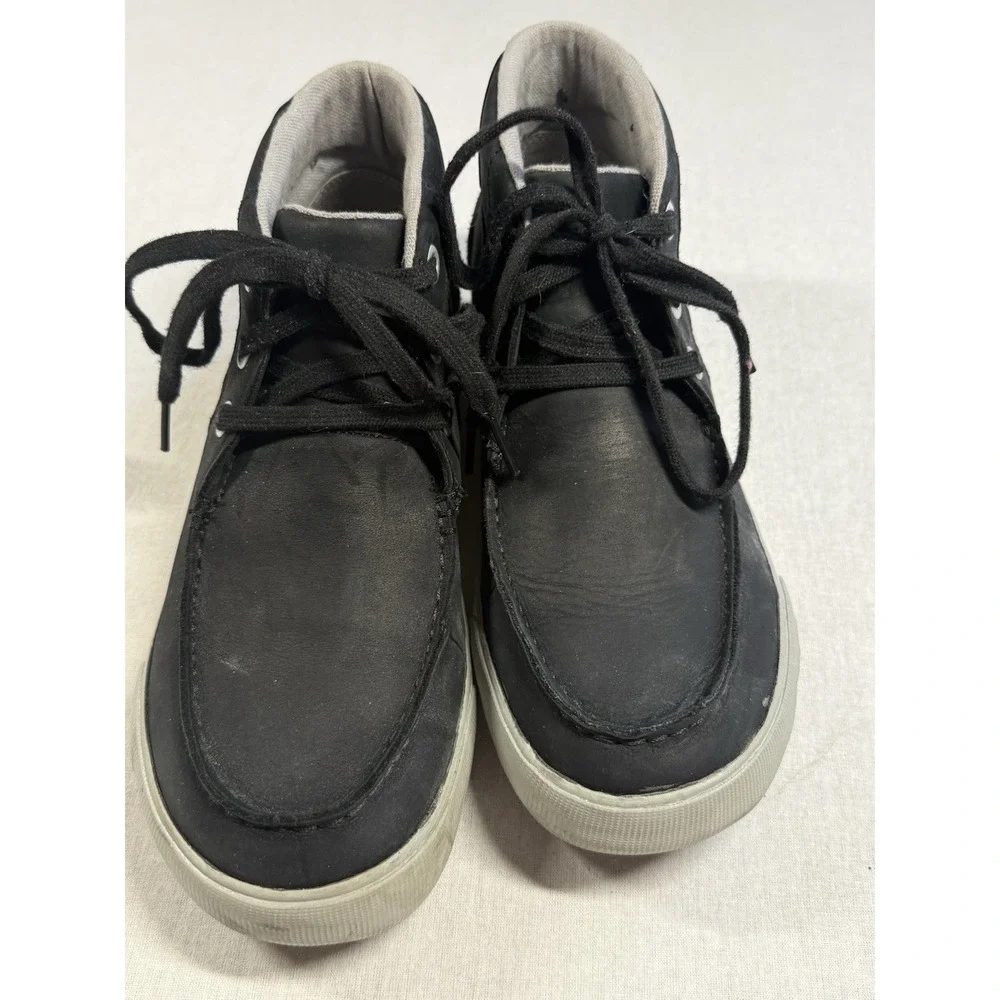 Keen‎ Timmons Chukka Boots Men 8 Black Nubuck Leather Lace Up Casual Shoes